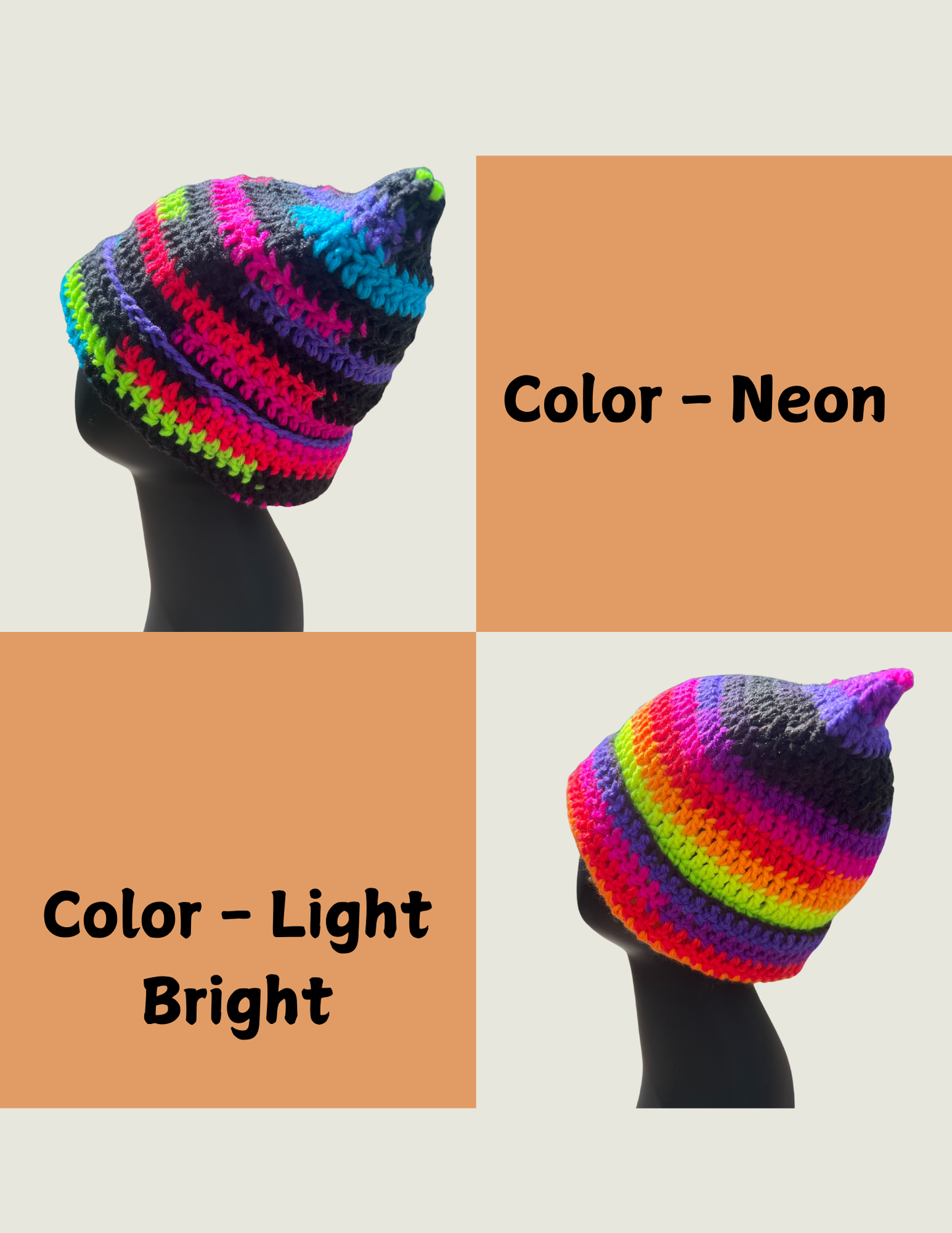 Multi-Color Cat Beanie